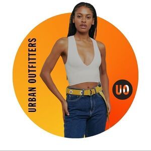 NWT UO Urban Outfitters Set of Floral Webbed Belts